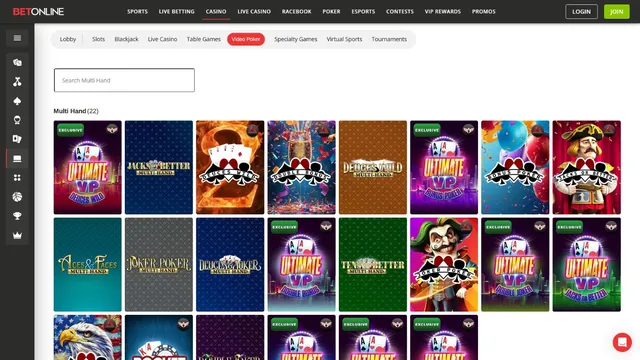 betonline v2 casino poker