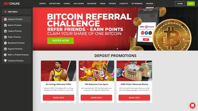 betonline v2 casino promotions