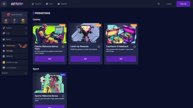 betory casino promotions