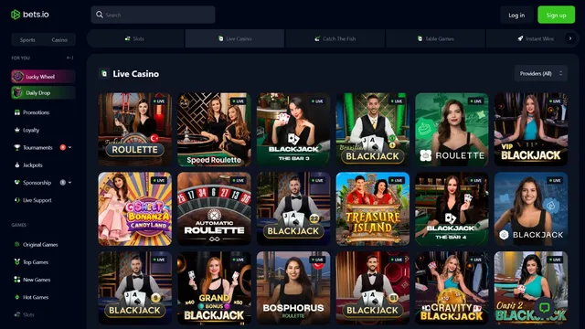 bets.io v2 casino live games