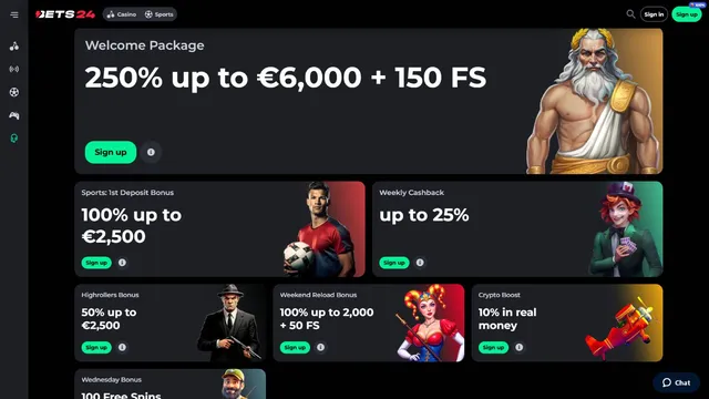 bets24 casino promotions
