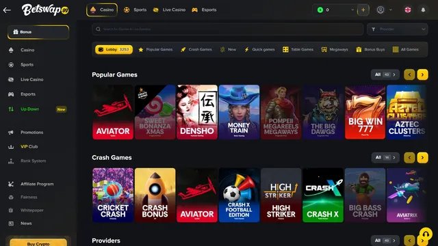 betswap v2 casino games