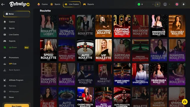 betswap v2 casino live games