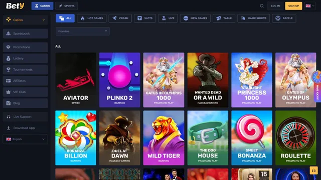bety casino games