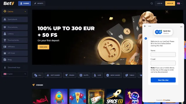 bety casino support