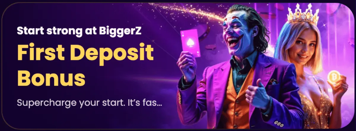 biggerz casino first deposit bonus icon
