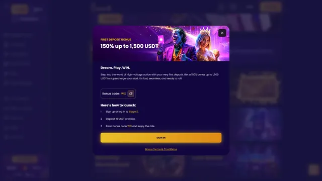 biggerz casino welcome bonus
