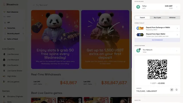 bitcasino deposit
