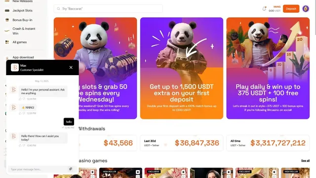 bitcasino support