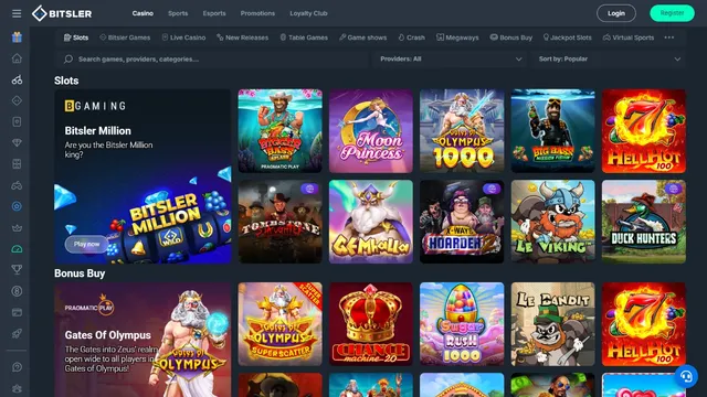 bitsler casino games