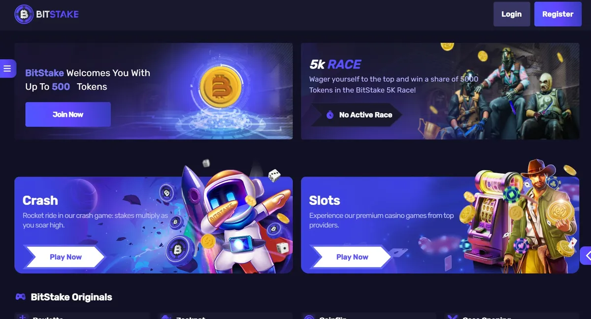 bitstake casino games main