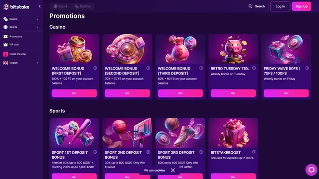 bitstake casino promotions