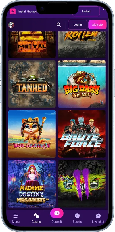 bitstake.com casino phone games