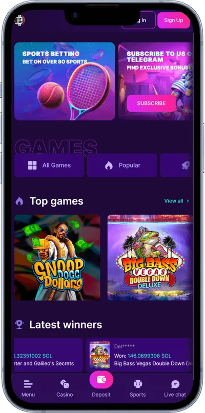 bitstake.com casino phone main page