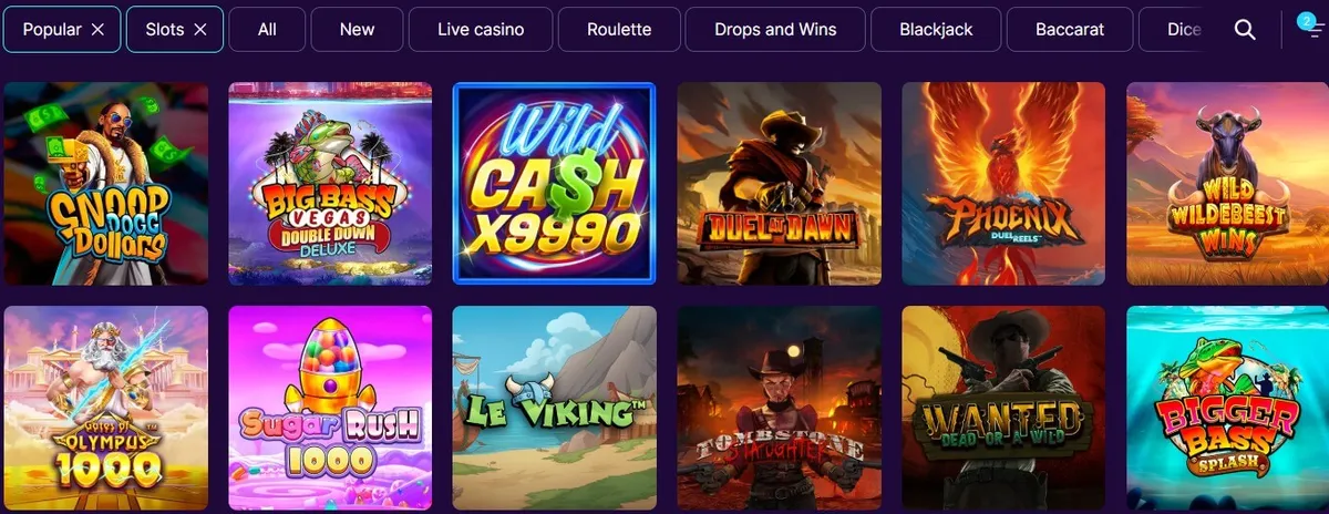 bitstake.com casino popular slots