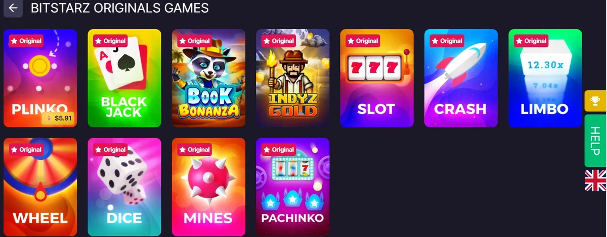 bitstarz casino originals games
