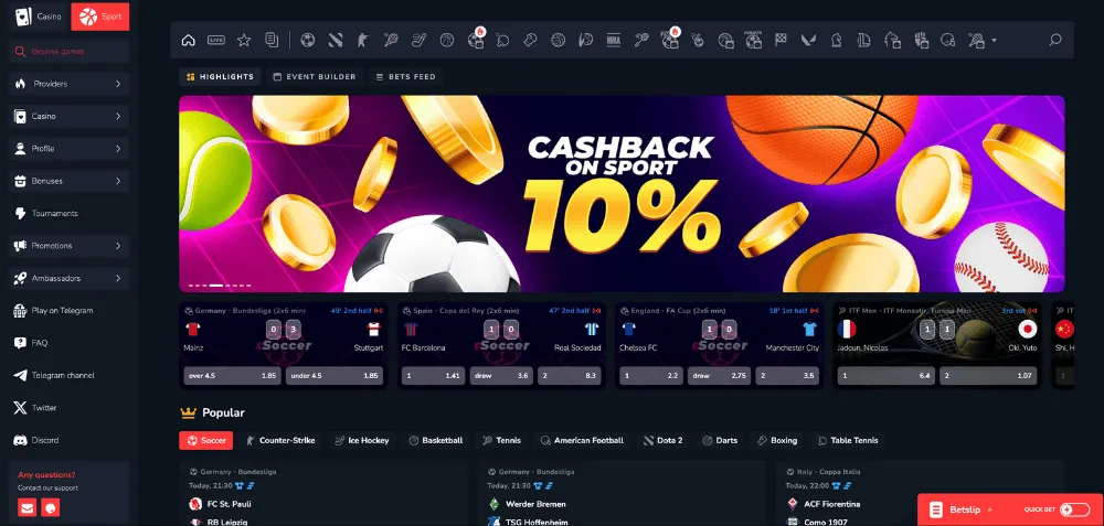 bitz casino sports icon