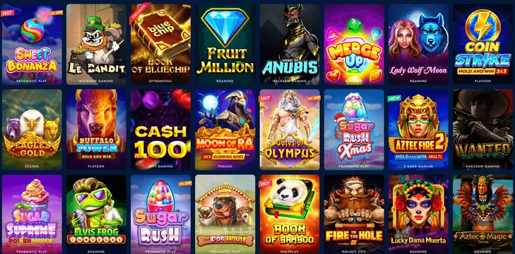 bluechip casino games