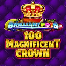 brilliant pots 100 magnificent crown slot icon