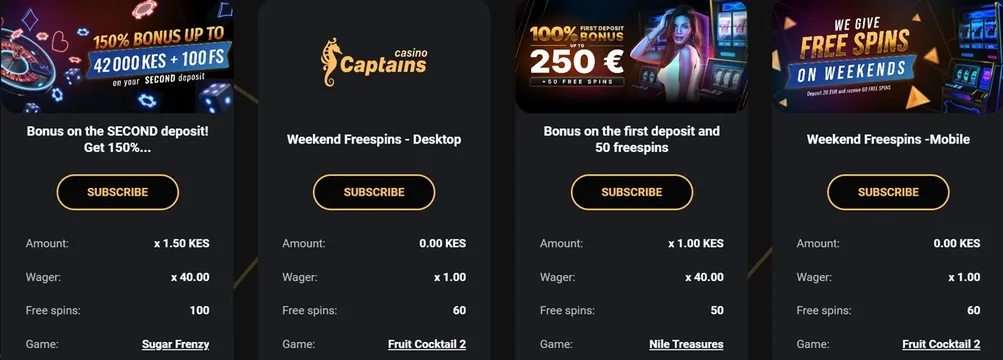 captains casino promotions