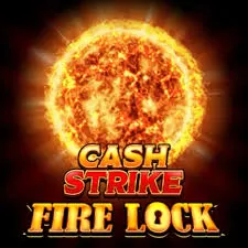 cash strike fire lock slot icon