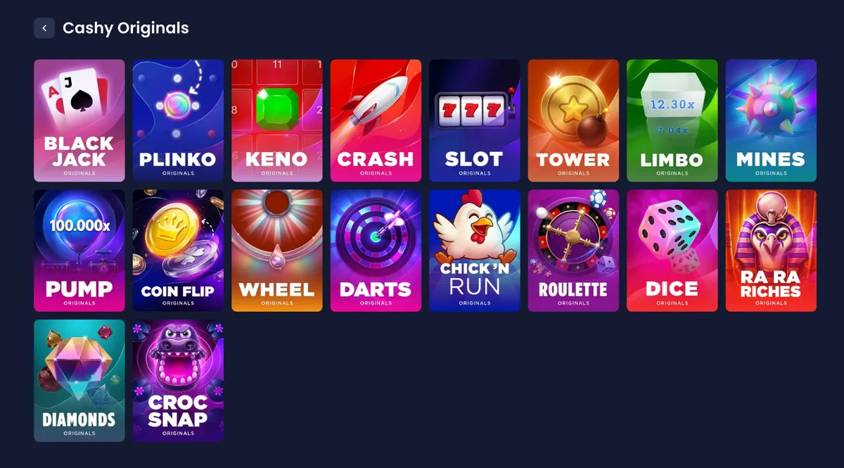 cashy casino originals icon