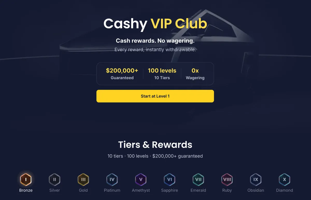 cashy casino vip club icon