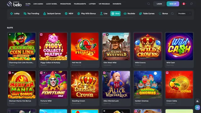 casinobello games