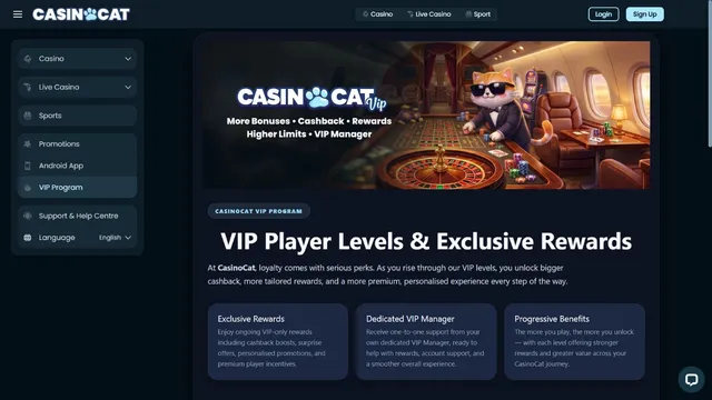 casinocat casino vip club
