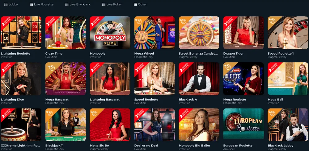 casinok casino live games icon