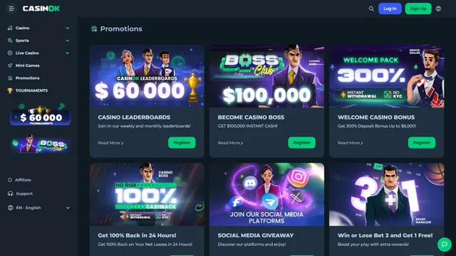 casinok casino promotions
