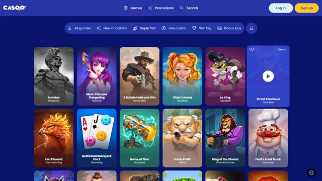 casoo casino games