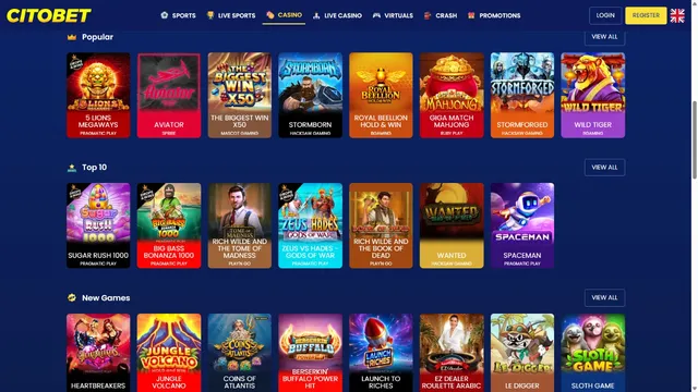 citobet casino games
