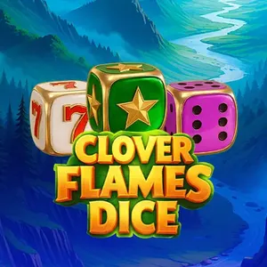 clover flames dice slot icon