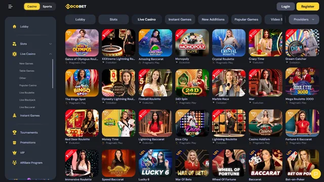 cocobet casino life games
