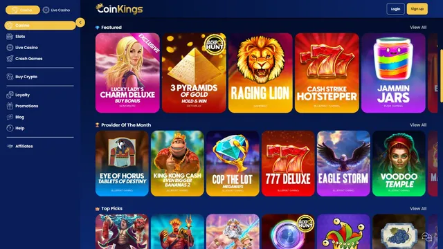 coinkings v casino games