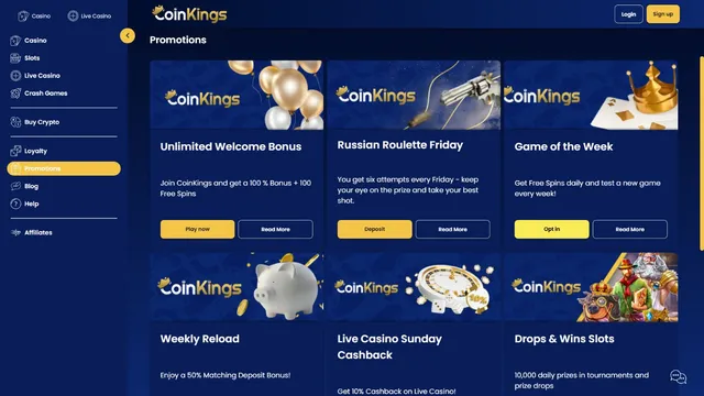 coinkings v casino promotions