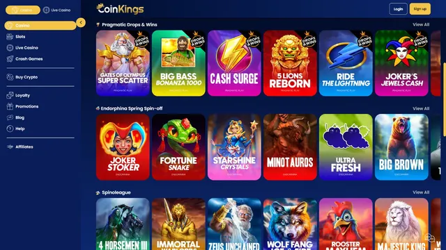 coinkings v casino tournaments