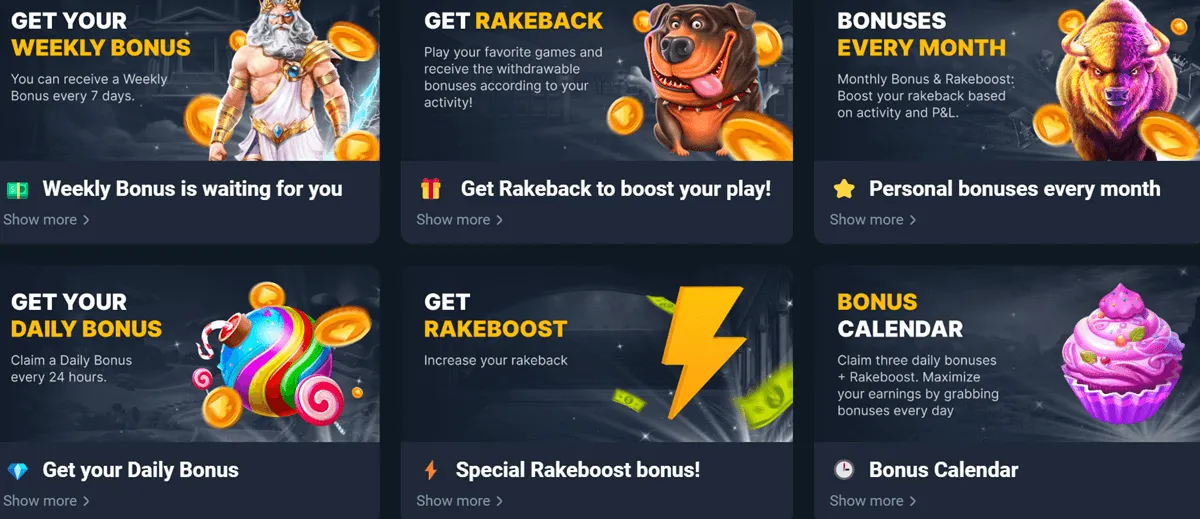 coinsgame casino bonuses