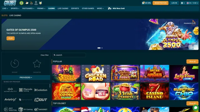 coldbet casino games