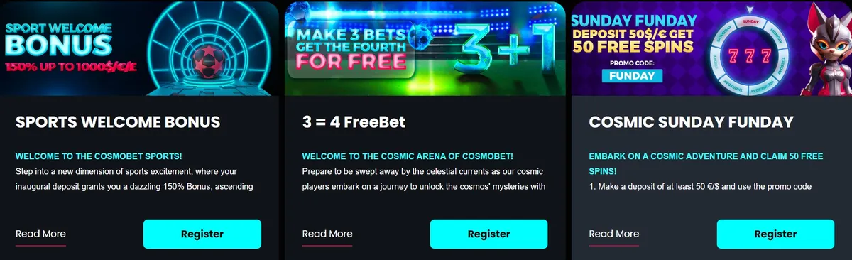 cosmobet casino promotions