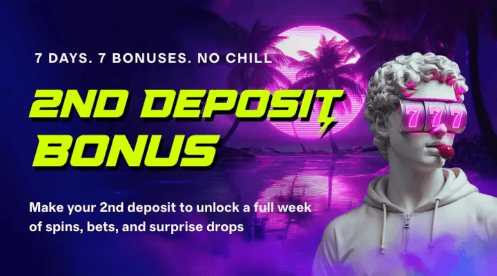 crypto casino second deposit bonus icon