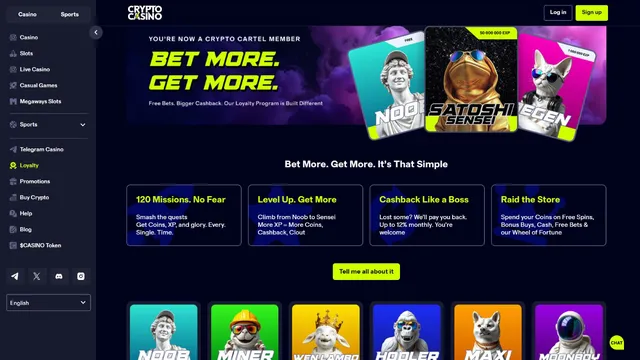 crypto casino loyalty program