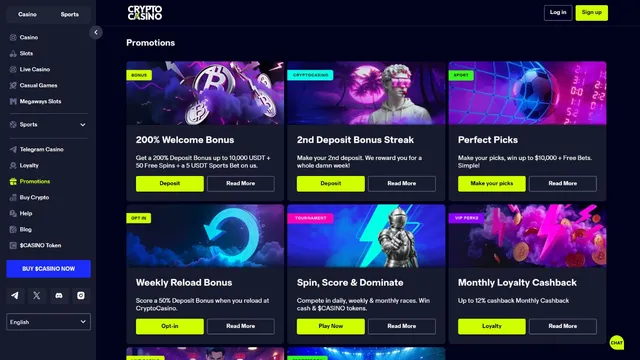 crypto casino promotions