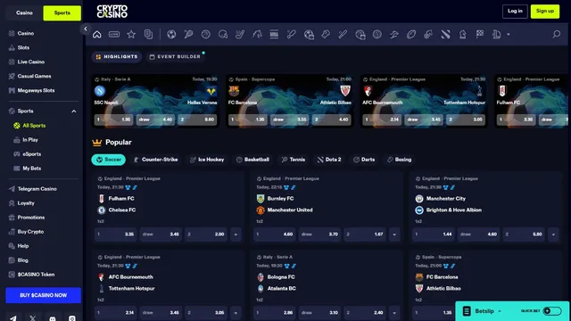 crypto casino sportsbetting