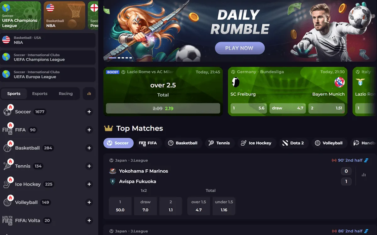 cryptoleo casino sports betting