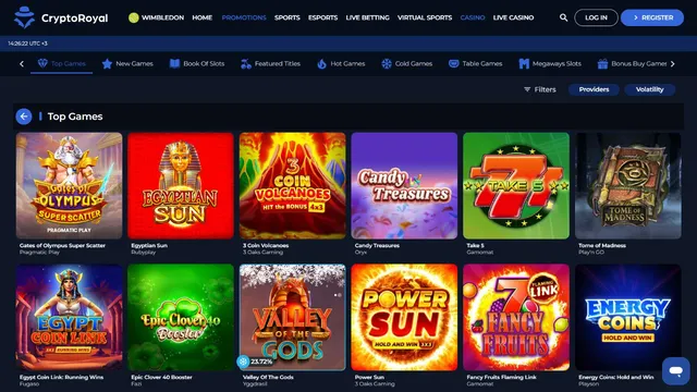 cryptoroyal casino games