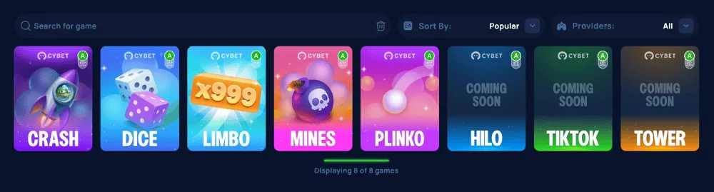 cybet casino originals icon