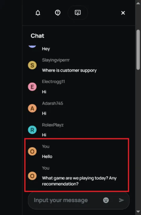 daler casino chat icon