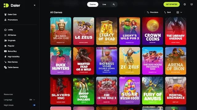 daler casino games
